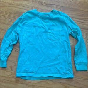 Kids Long Sleeve Blue Shirt